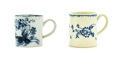Lot 13 - A Christians Liverpool Porcelain Coffee Can,...