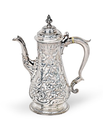 Lot 2004 - A George III Silver Coffee-Pot