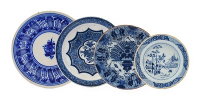 Lot 102 - A Delft Dish, mid 18th century, painted in...