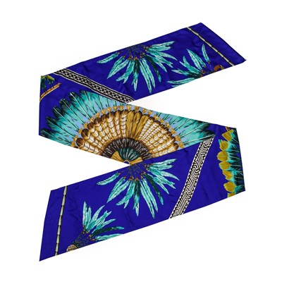 Lot 3064 - Hermès Silk Rectangular Scarf, Brazil Designed...