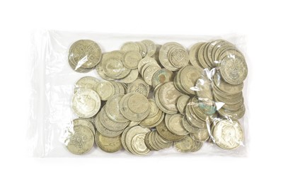 Lot 192 - British Pre-1947 Silver, including halfcrowns,...