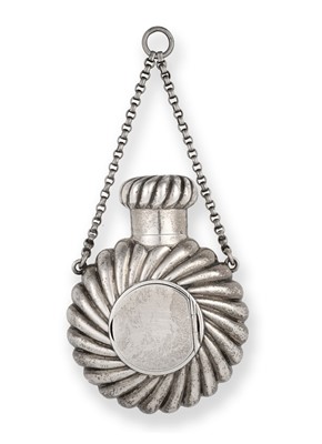 Lot 2057 - A Victorian Silver Scent-Bottle Cum Vinaigrette