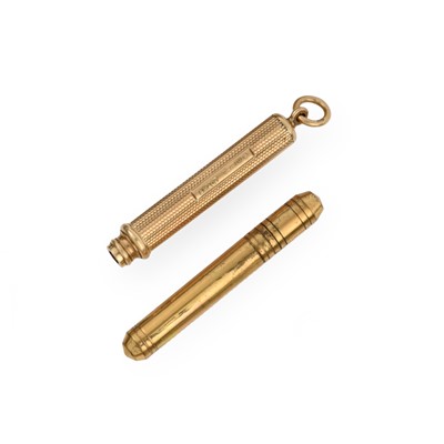 Lot 2062 - An Edward VII Gold Propelling-Pencil