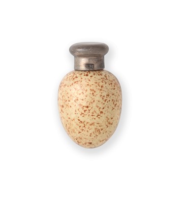 Lot 2053 - A Victorian Silver-Mounted Porcelain Scent-Bottle