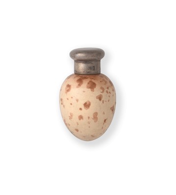 Lot 2055 - A Victorian Silver-Mounted Porcelain Scent-Bottle