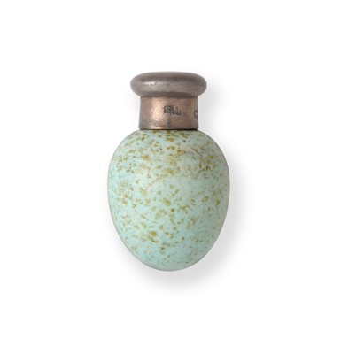 Lot 2054 - A Victorian Silver-Mounted Porcelain Scent-Bottle