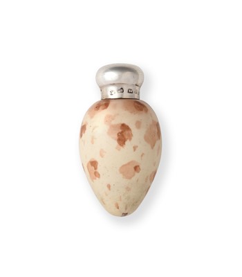 Lot 2052 - A Victorian Silver-Mounted Porcelain Scent-Bottle