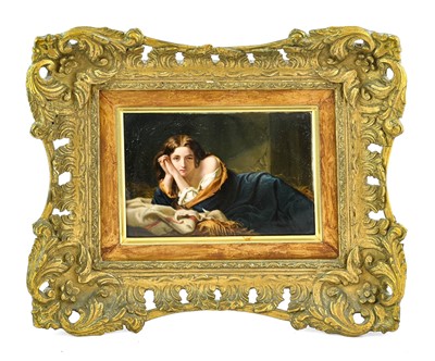 Lot 60 - A KPM Berlin Porcelain Plaque, mid 19th...