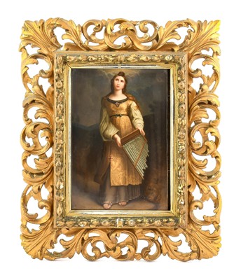 Lot 59 - A KPM Berlin Porcelain Plaque, mid 19th...