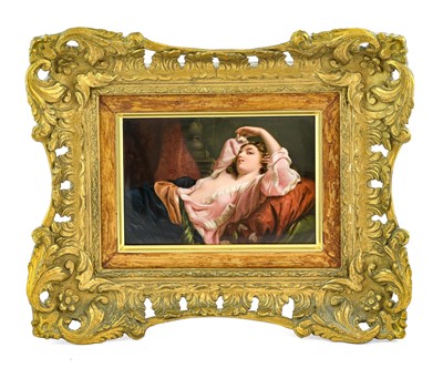 Lot 62 - A KPM Berlin Porcelain Plaque, mid 19th...