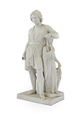 Lot 104 - A Royal Copenhagen Bisque Porcelain...