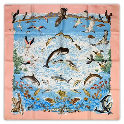 Lot 3045 - Hermès Silk Scarf, La Vie Precieuse de la...