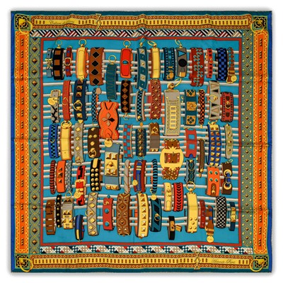Lot 3046 - Hermès Silk Scarf, Colliers De Chien Designed...