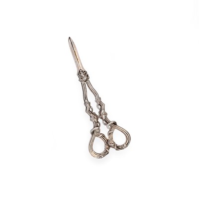 Lot 2037 - A Pair of Victorian Silver Grape-Scissors