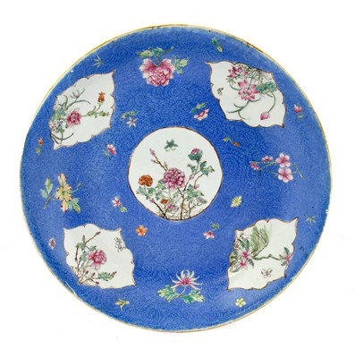 Lot 88 - A Chinese Porcelain Charger, Qianlong reign...