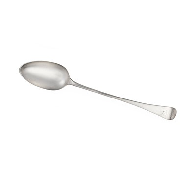 Lot 2023 - A George III Provincial Silver Basting-Spoon