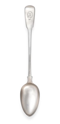 Lot 2021 - A George III Silver Basting-Spoon