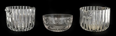 Lot 39 - A Pair of Anglo-Irish Glass Rinsers, early...