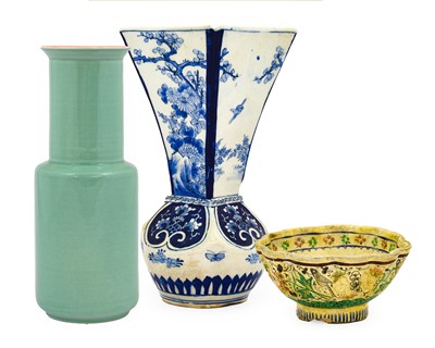 Lot 54 - A Chinese Stoneware Vase, circa 1900, after a...