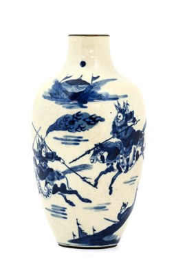 Lot 7 - A Chinese Porcelain Baluster Vase, Kangxi...