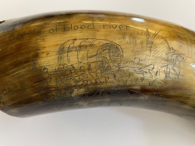 Lot 337 - A 19th Century South African Powder Horn, of...
