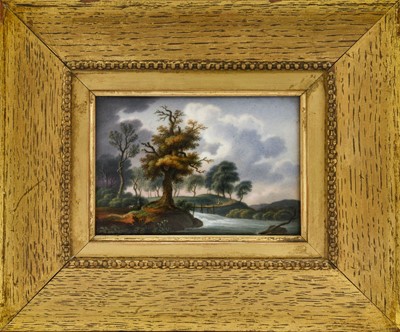 Lot 100 - A Vienna Porcelain Plaque, 1855, of...