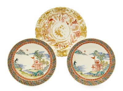 Lot 70 - An Arita Porcelain Fluted Dish, circa 1700,...