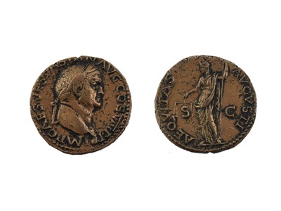 Lot 4 - Roman Imperial, Vespasian (69-79AD) AE As,...