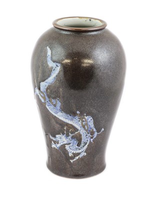 Lot 79 - A Seto Porcelain Vase, late 19th century, of...