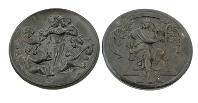 Lot 99 - A Bois Durci Roundel, 2nd half 19th century,...