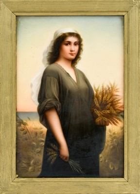 Lot 111 - A KPM-Style Porcelain Plaque, late 19th...