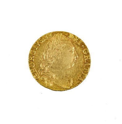 Lot 214 - George III Guinea 1782, obv. fourth laureate...
