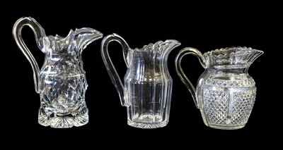 Lot 42 - A Regency Cut Glass Water Jug, of ovoid form...