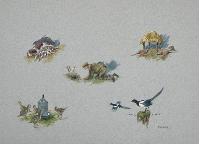 Lot 148 - Brian Rawling (b.1931) "The Gamekeeper" Signed...
