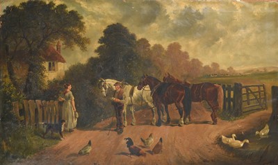 Lot 196 - J* Fletcher (19th / 20th century) Pause on the...