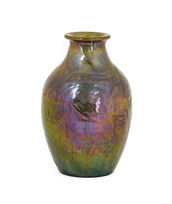 Lot 61 - A Pilkington's Royal Lancastrian Lustre Vase,...