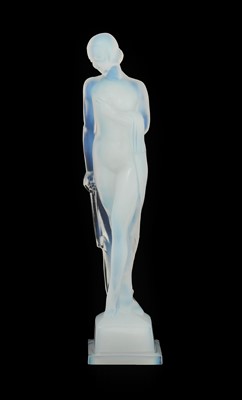 Lot 25 - An Art Deco Sabino Opalescent Glass Serenity...