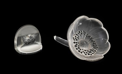 Lot 14 - René Lalique (French, 1860-1945): A Clear and...