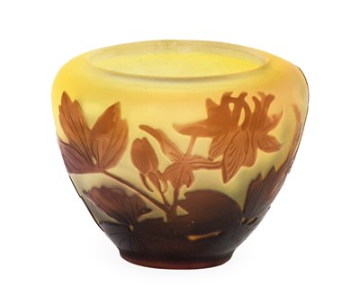Lot 32 - An Émile Gallé Cameo Glass Vase, circa 1900,...