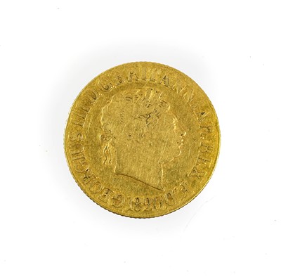 Lot 222 - George III, Sovereign 1820, obv. laureate bust...