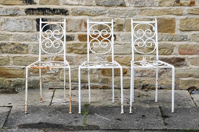 Lot 504 - A Set of Three Victorian Wrought Iron Children'...