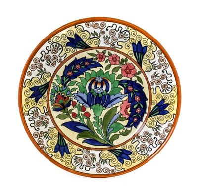 Lot 71 - A Burleigh Ware Persian Plaque, by Charlotte...