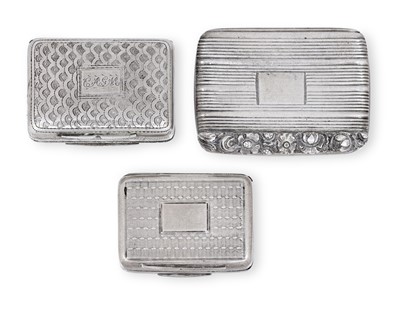 Lot 2220 - A William IV and A Victorian Silver Vinaigrette