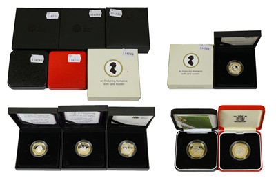 Lot 386 - 2 x Elizabeth II Silver Proof Piedfort £2,...