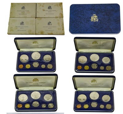 Lot 421 - 9 x Commonwealth Silver and Base Metal Proof...