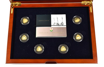 Lot 326 - Bermuda Shipwrecks Gold Proof Coin Collection...