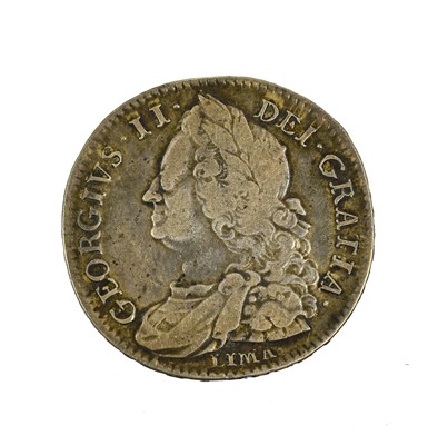 Lot 156 - George II, Halfcrown 1746, obv....