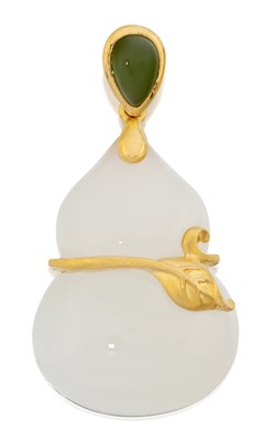 Lot 2097 - Four Modern Chinese 'Lucky' Charm Pendants