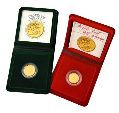 Lot 286 - Elizabeth II, Proof Sovereign 1980, obv....
