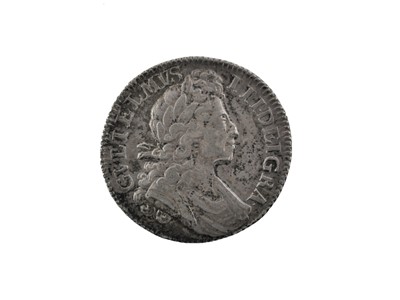 Lot 145 - ♦William III, Shilling 1700, fifth draped bust...